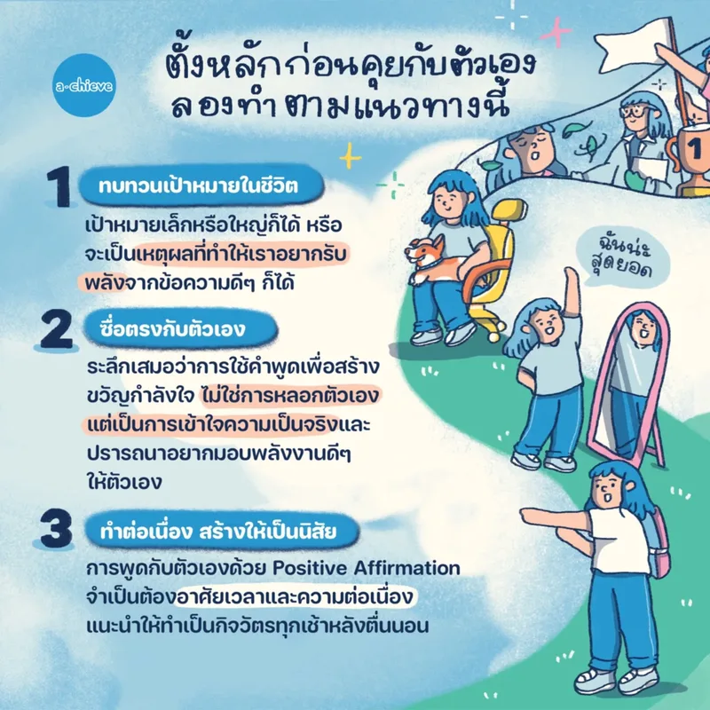 รูปประกอบ: ฮึดสู้ชีวิตรับวันใหม่ด้วย Positive Affirmation
