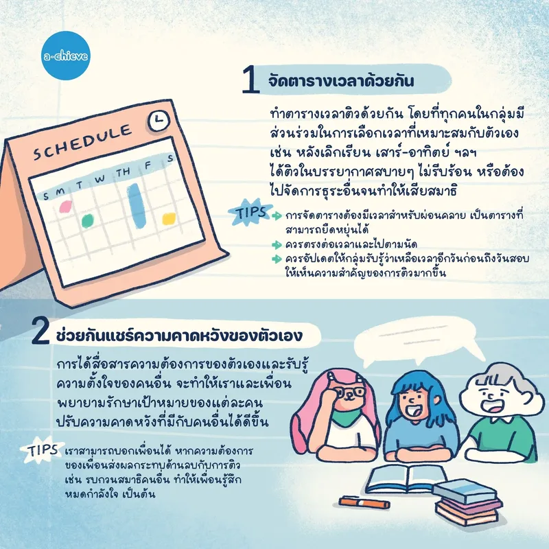 รูปประกอบ: ติวสอบกับเพื่อนยังไงไม่ให้ผิดใจกัน