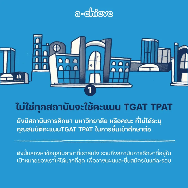 รูปประกอบ: 4 ข้อ ไปต่อยังไงดี ในวันที่ไม่มีคะแนน TGAT TPAT